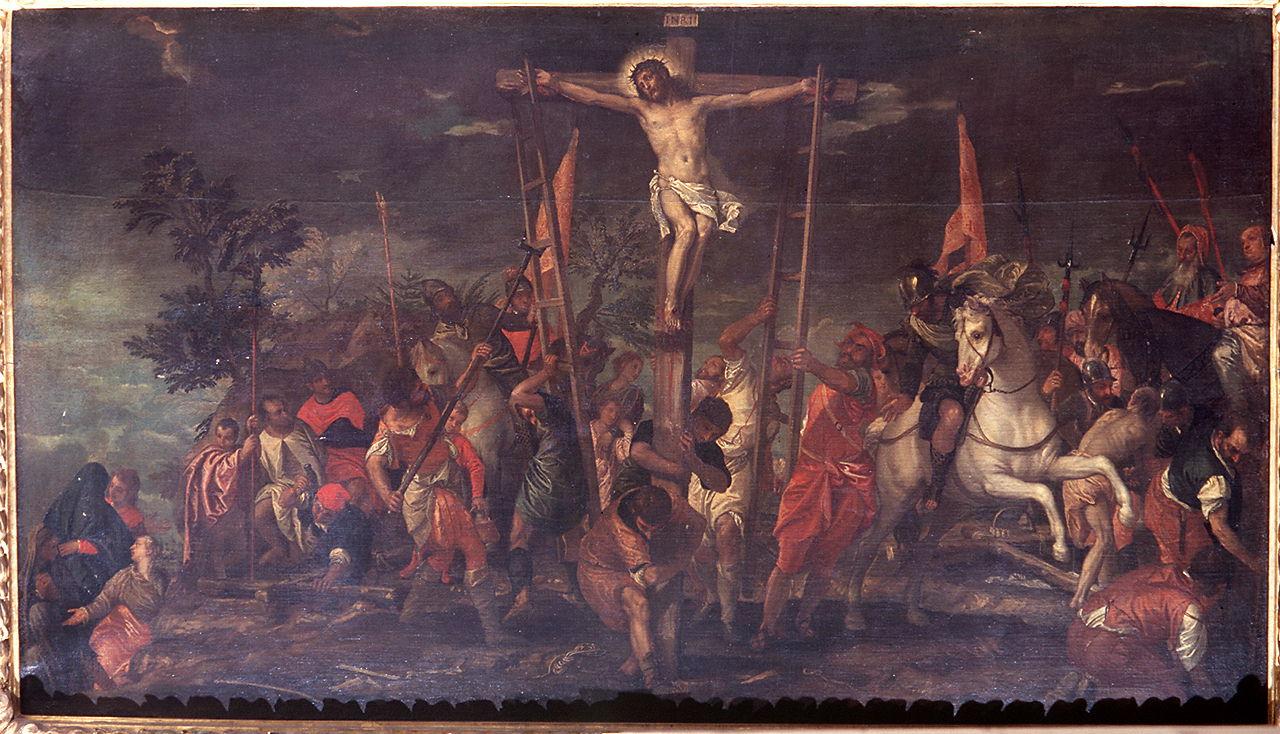 crocifissione di Cristo (dipinto) di Caliari Paolo detto Paolo Veronese (bottega) (sec. XVI)