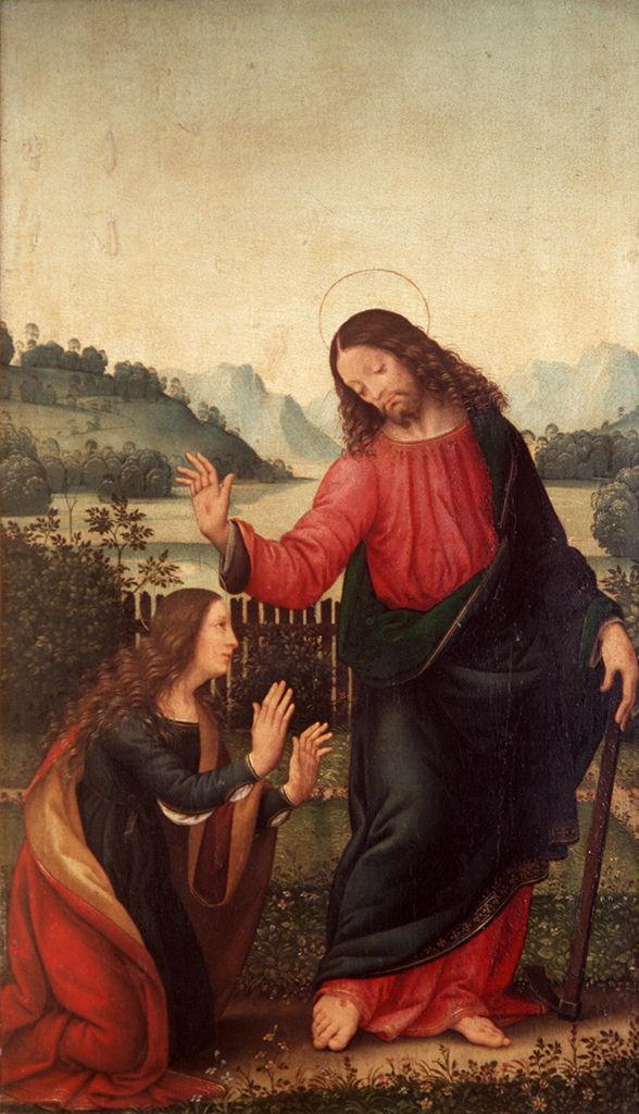 apparizione di Cristo risorto a Santa Maria Maddalena (dipinto) di Lorenzo di Credi (sec. XVI) 