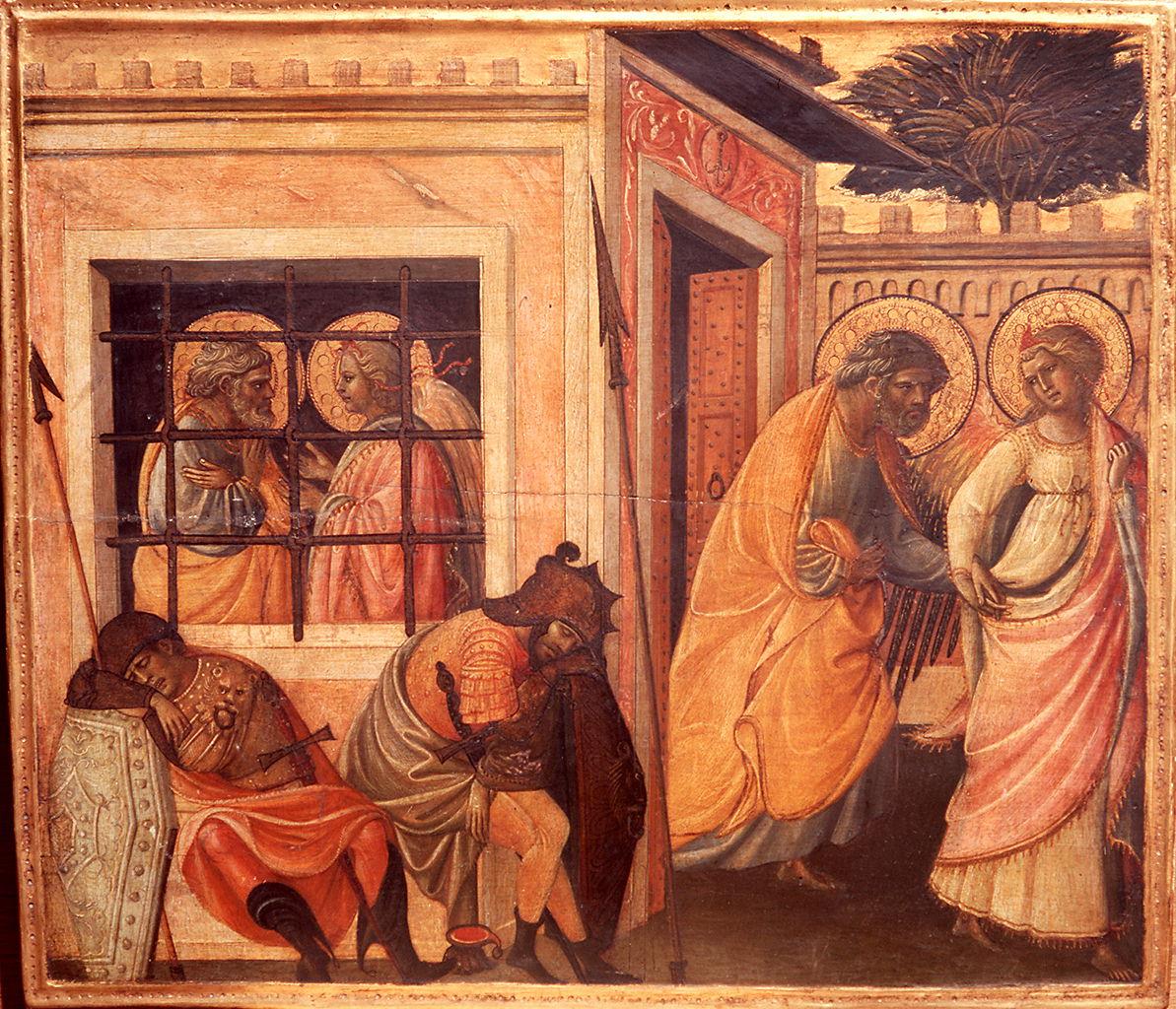 San Pietro liberato dal carcere (scomparto di predella) di Giovanni dal Ponte (sec. XV)