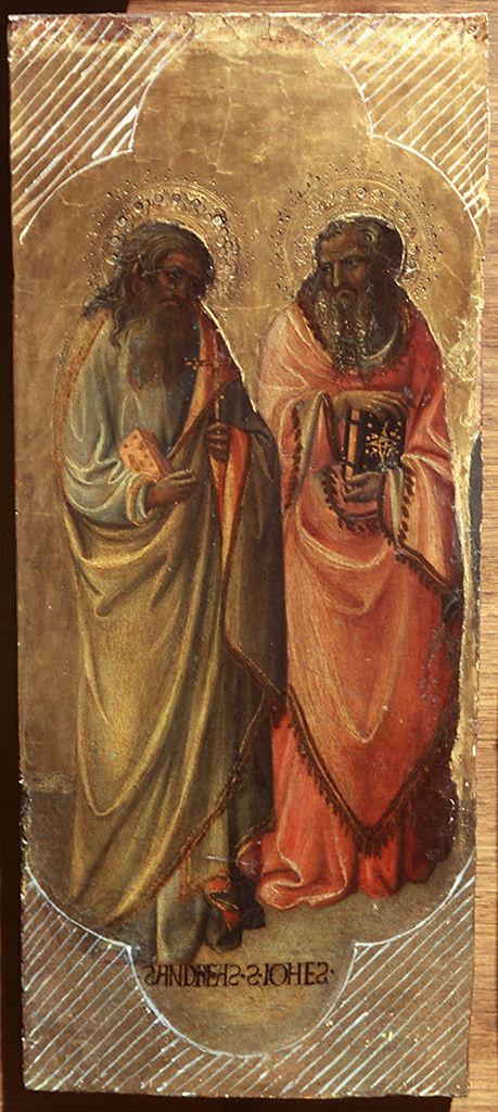 Sant'Andrea e San Giovanni Evangelista (scomparto di predella) di Giovanni dal Ponte (sec. XV)