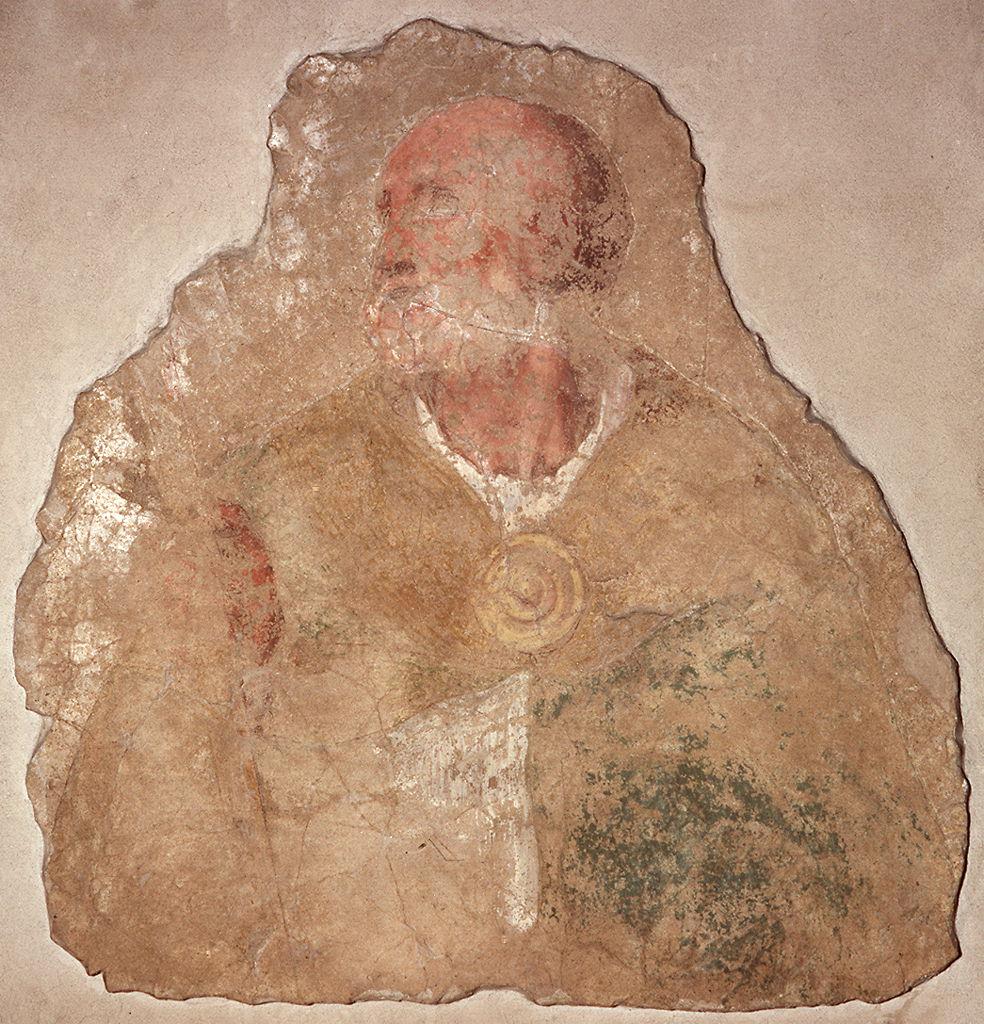 Sant'Agostino (dipinto, frammento) di Carucci Jacopo detto Pontormo (sec. XVI)