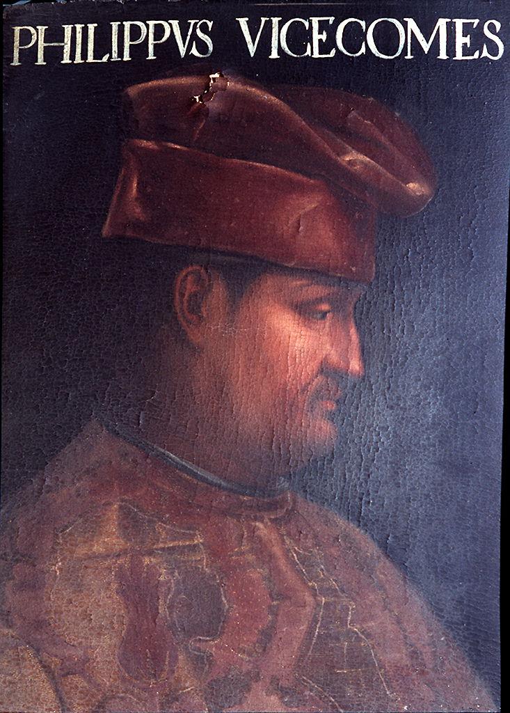 ritratto di Filippo Visconti (dipinto) di Dell'Altissimo Cristofano (sec. XVI)