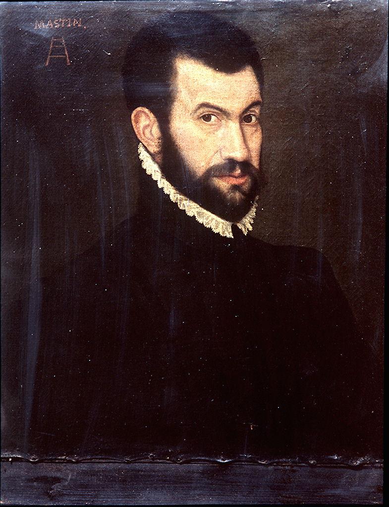 ritratto d'uomo (dipinto) - ambito bresciano (seconda metà sec. XVI)