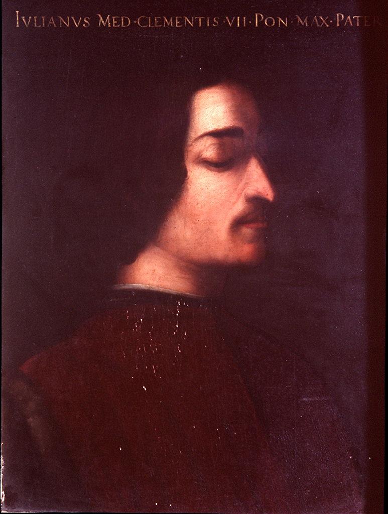 ritratto di Giuliano di Piero de' Medici (dipinto) di Dell'Altissimo Cristofano (sec. XVI)