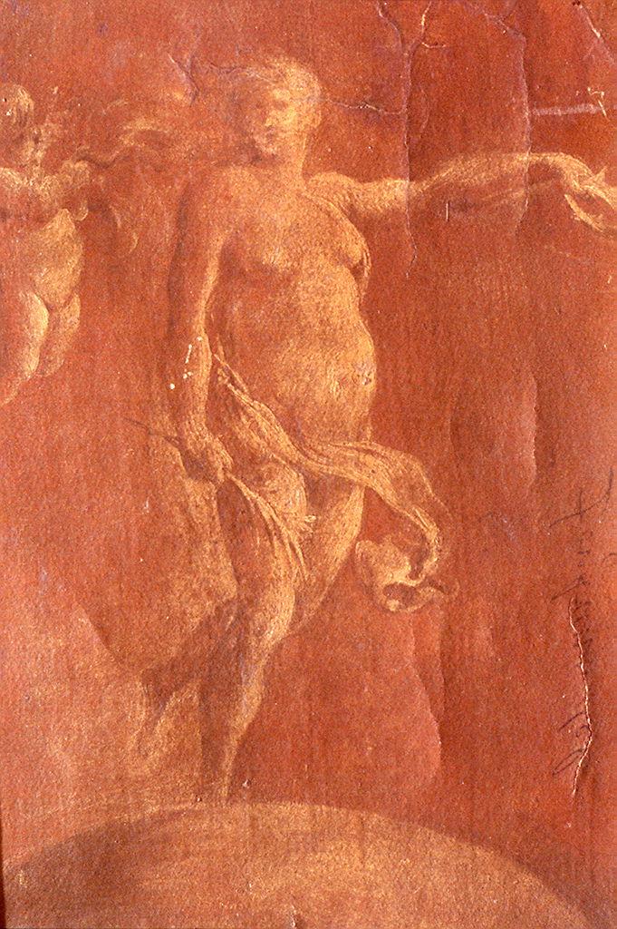 Fortuna (?) con putto (dipinto) di Roncalli Cristoforo detto Pomarancio (sec. XVII)