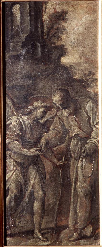 San Giuseppe e l'angelo (dipinto) di Cresti Domenico detto Passignano (inizio sec. XVII)