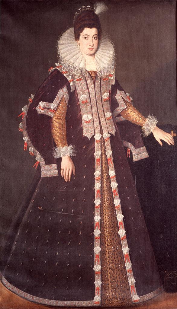 ritratto di donna (dipinto) - ambito toscano (fine/inizio secc. XVI/ XVII)
