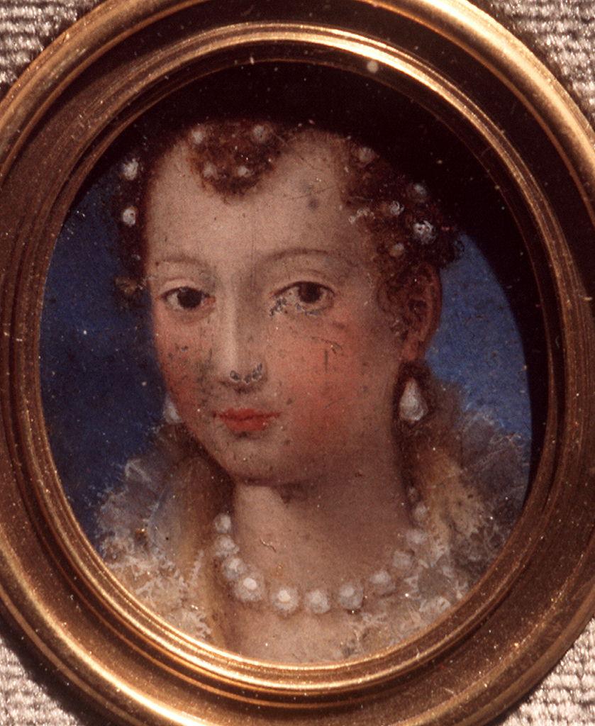 ritratto di giovane donna (dipinto) - ambito fiorentino (fine/inizio secc. XVI/ XVII)