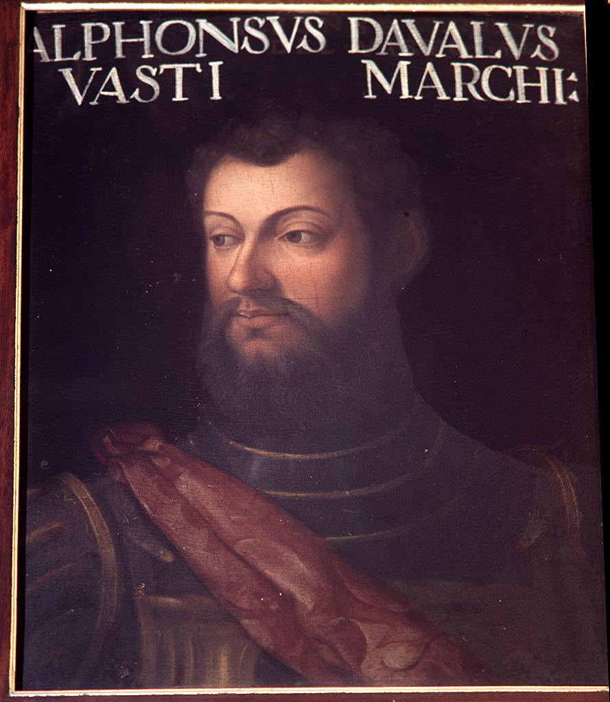 ritratto di Alfonso d'Avalos (dipinto) di Dell'Altissimo Cristofano (sec. XVI)