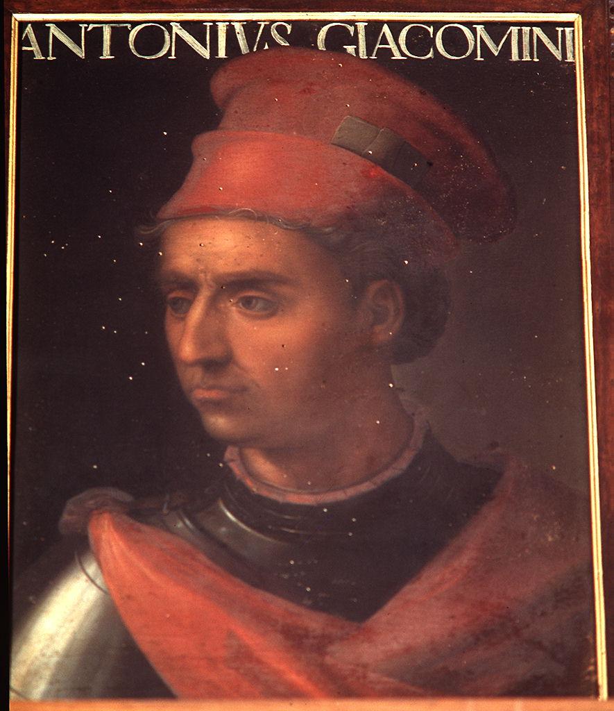 ritratto di Antonio Giacomini (dipinto) di Dell'Altissimo Cristofano (sec. XVI)