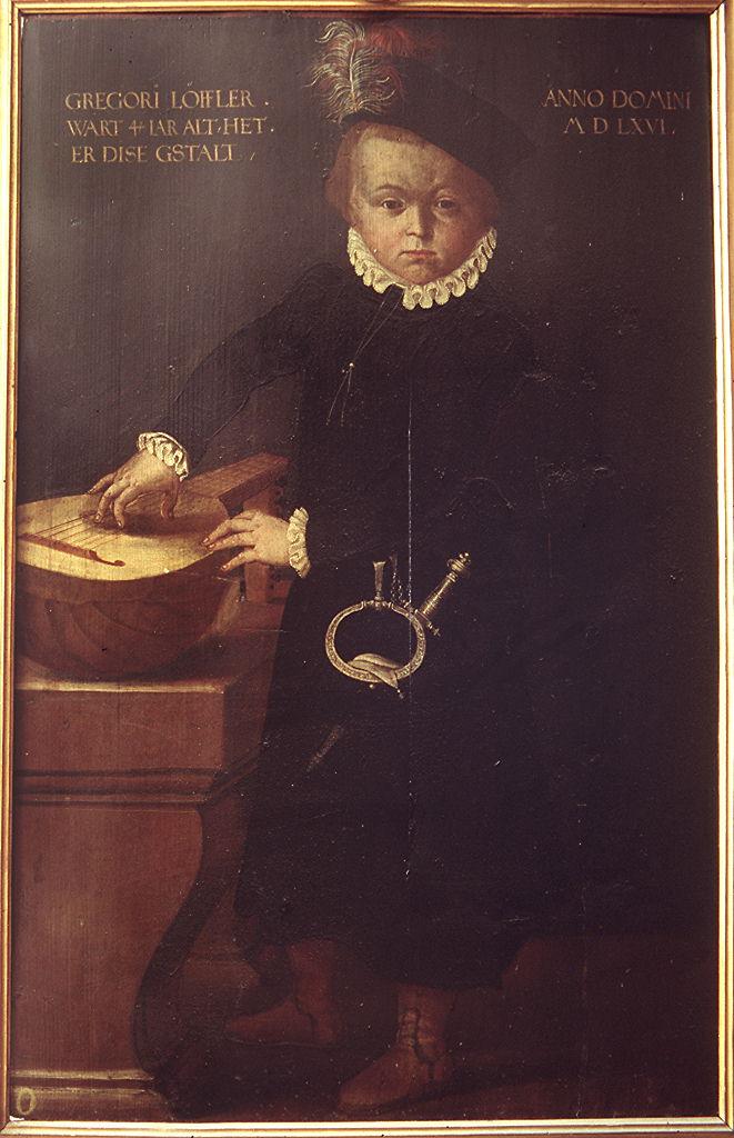 ritratto di Gregorio Löffer da bambino (dipinto) - ambito tedesco (sec. XVI)