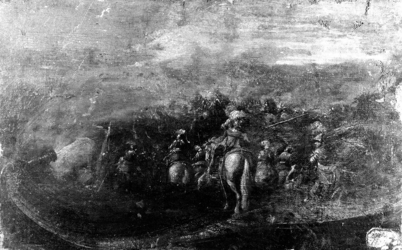 battaglia (dipinto) di Rosa Salvatore (maniera) (sec. XVII)