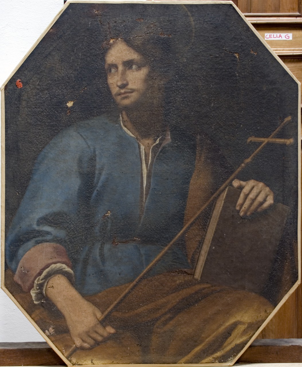 Sant'Andrea (dipinto) di Lippi Lorenzo (attribuito) (secc. XVII/ XVIII)