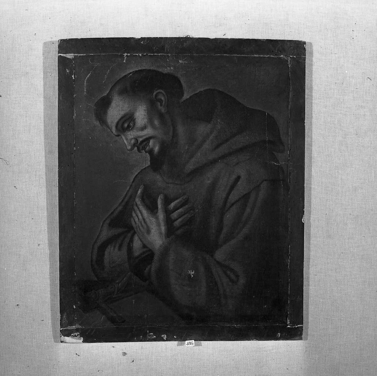 San Francesco d'Assisi in preghiera davanti alla croce (dipinto) - ambito fiorentino (sec. XVII)