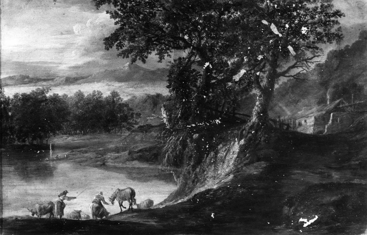 paesaggio (dipinto) di Agricola Christoph Ludwig (maniera) (fine/inizio secc. XVII/ XVIII)