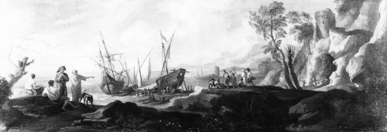 paesaggio marino (dipinto) di Monsù Alto (inizio sec. XVIII)