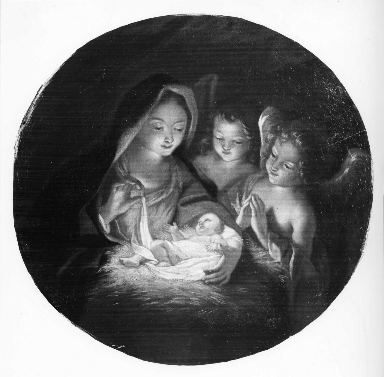 natività di Gesù (dipinto) - ambito emiliano (sec. XVII)