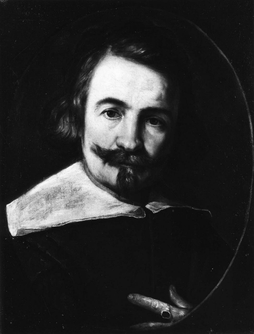 ritratto d'uomo (dipinto) - ambito bolognese (sec. XVII)