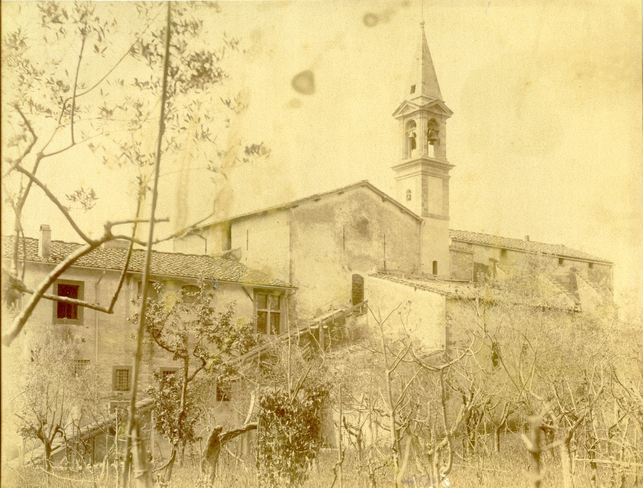 Fiesole - San Domenico - Veduta dal retro (positivo) di anonimo (XX)