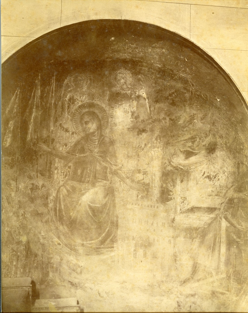 distruzione dell'ordine dei Templari (dipinto) di Andrea di Cione detto Andrea Orcagna (sec. XIV)