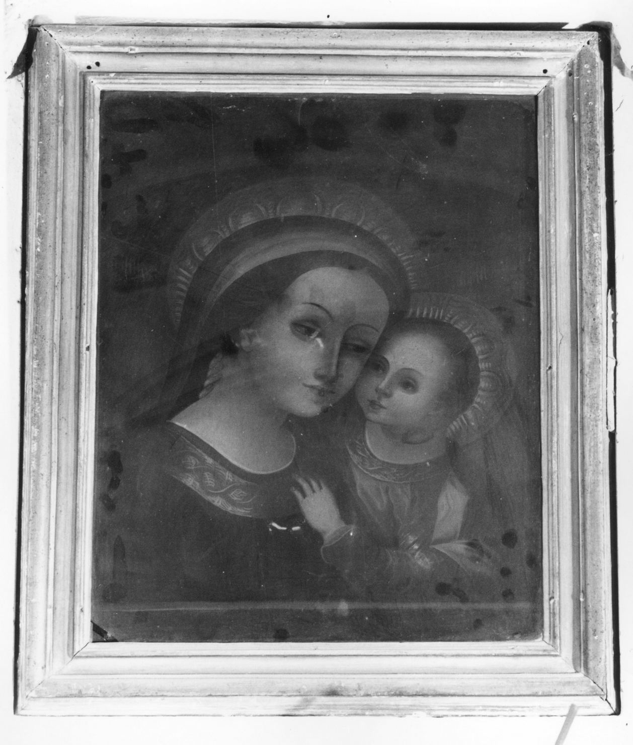 Madonna del Buonconsiglio, Madonna con Bambino (dipinto, opera isolata) - ambito toscano (sec. XIX)