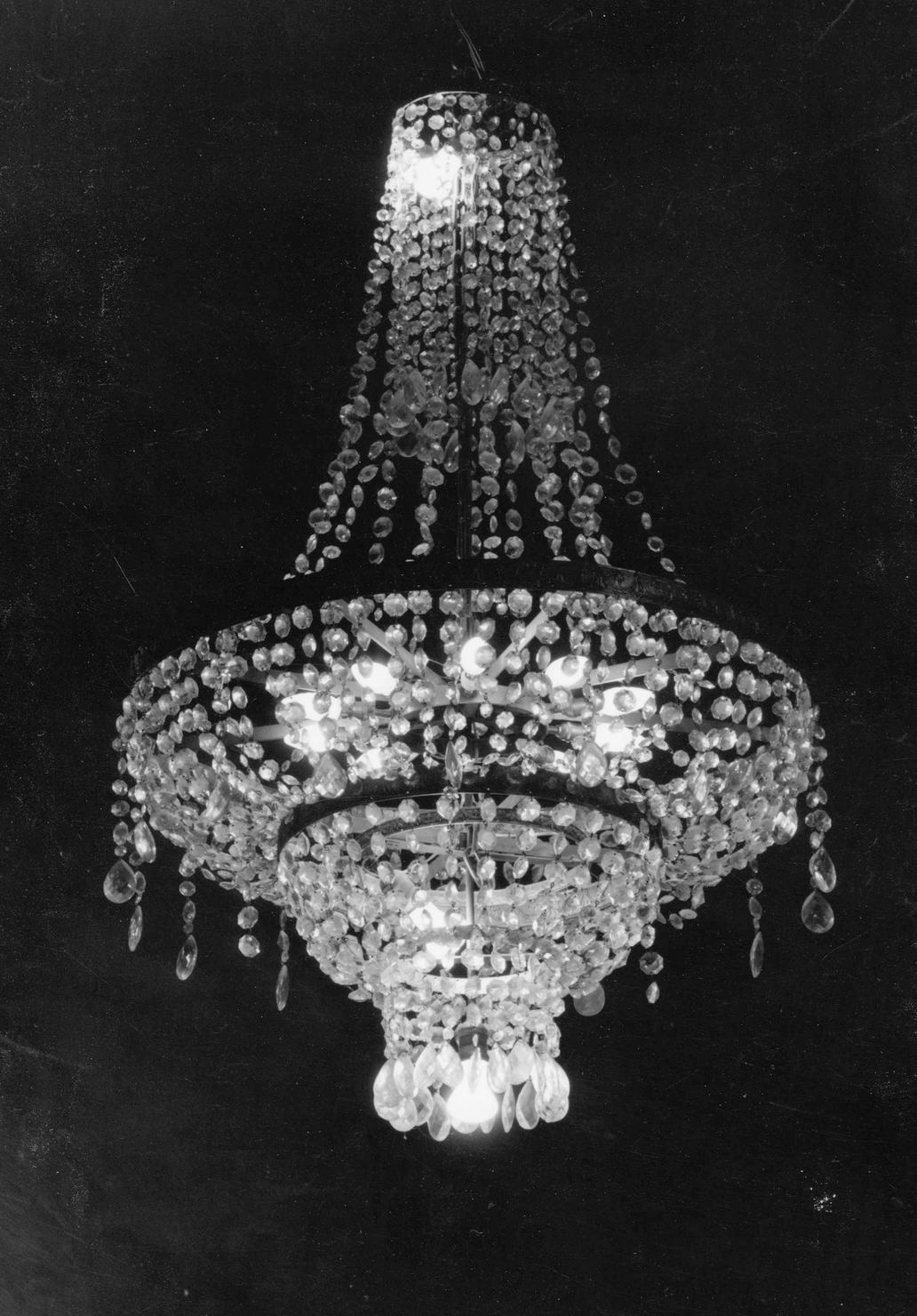 lampadario, opera isolata - bottega italiana (prima metà sec. XIX)