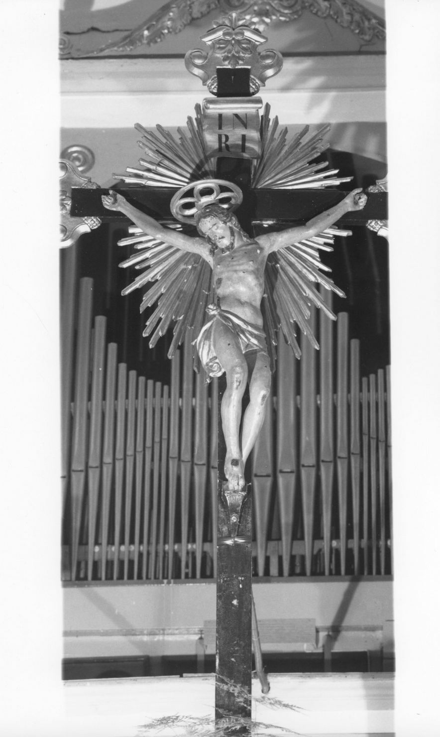 Cristo crocifisso (croce d'altare, opera isolata) - ambito toscano (metà sec. XVIII)