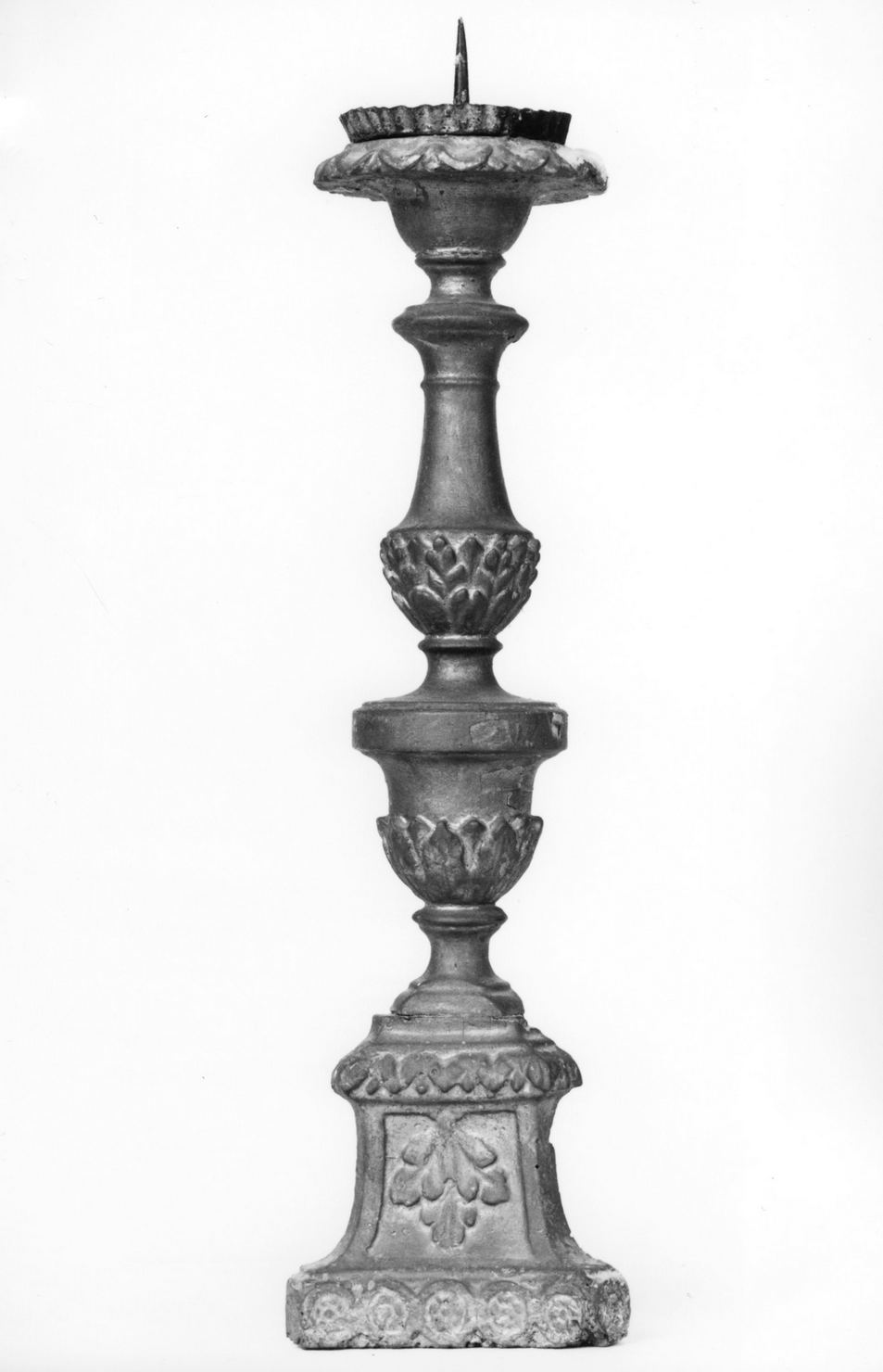 candeliere d'altare - bottega toscana (sec. XIX)