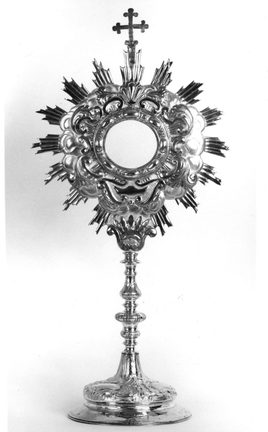 ostensorio - a raggiera - bottega toscana (sec. XVIII)