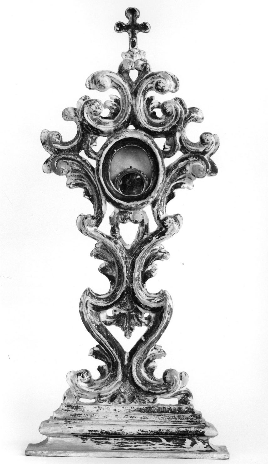 reliquiario - a ostensorio - bottega toscana (sec. XVIII)