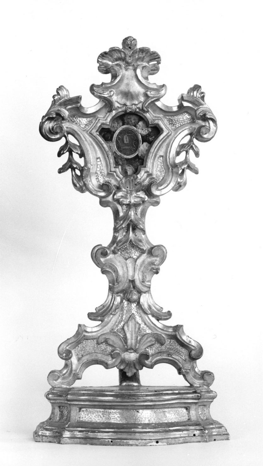 reliquiario - a ostensorio - bottega toscana (sec. XVIII)