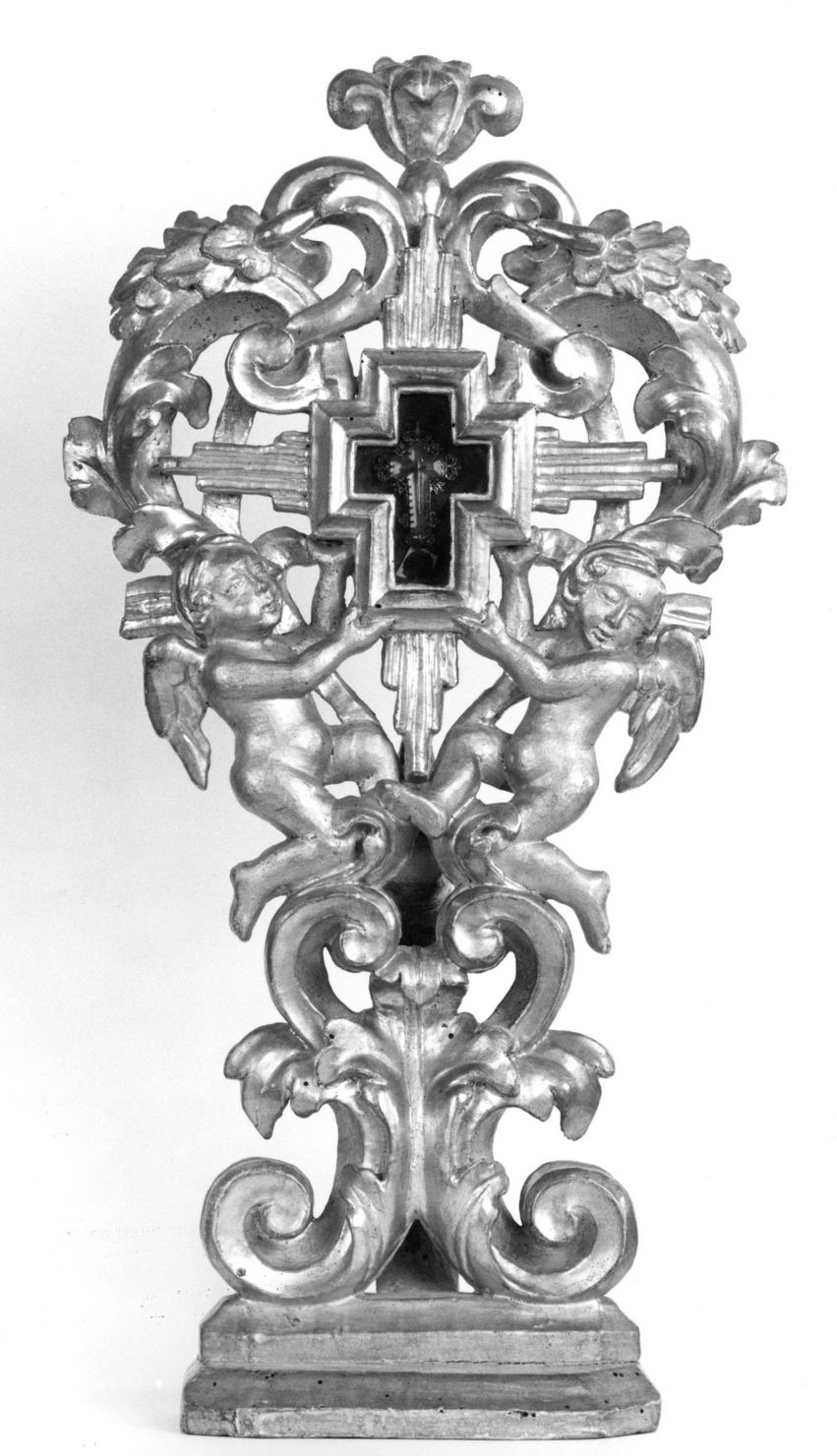 reliquiario - a ostensorio - bottega toscana (sec. XVIII)
