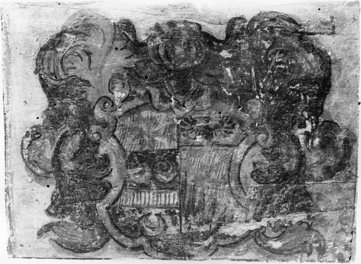 decorazione pittorica - ambito senese (terzo quarto sec. XVI)