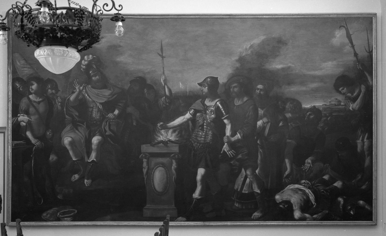 ritratto di Muzio Scevola (dipinto) - ambito bolognese (sec. XVII)
