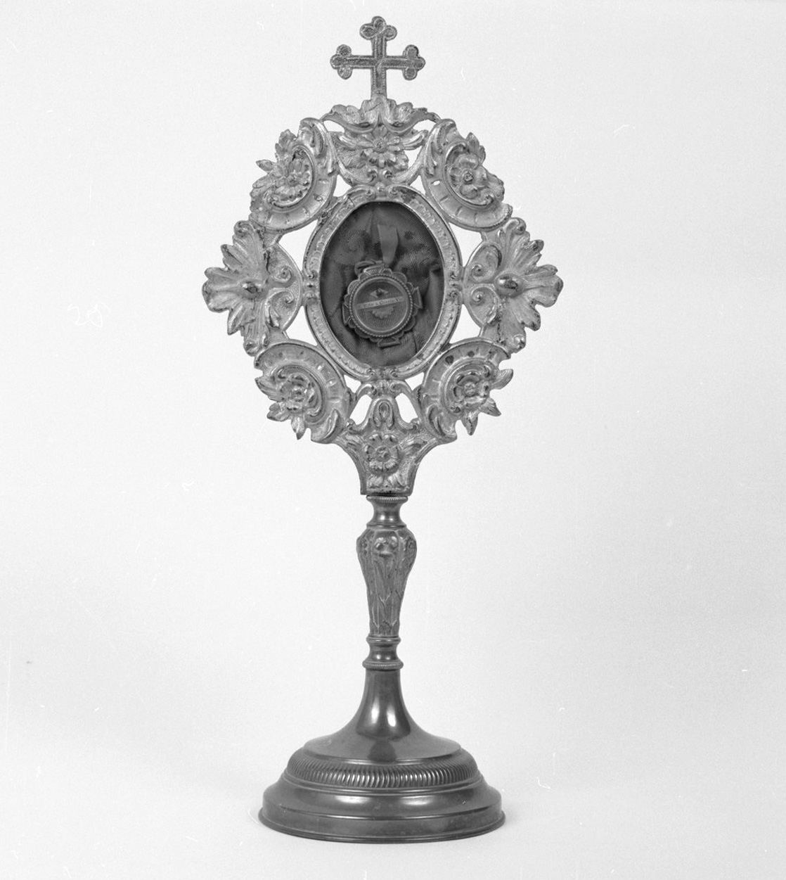 reliquiario - a ostensorio - bottega toscana (sec. XIX)