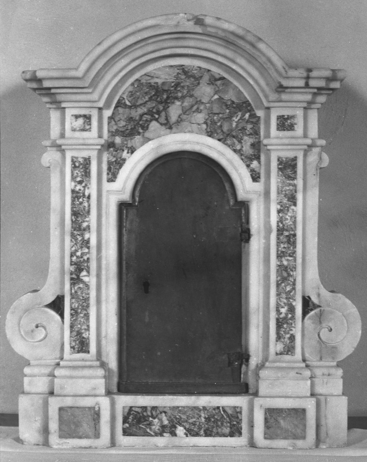 tabernacolo - a frontale architettonico, opera isolata - bottega toscana (sec. XVII)