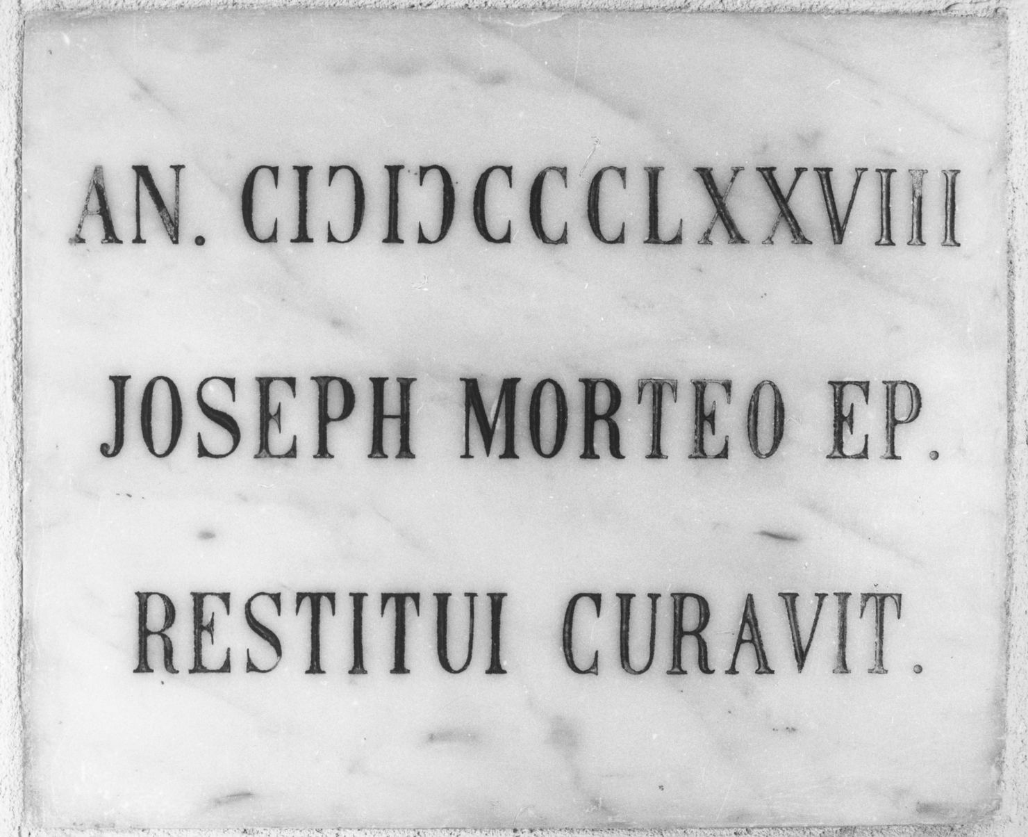 lapide commemorativa, opera isolata - bottega toscana (sec. XIX)