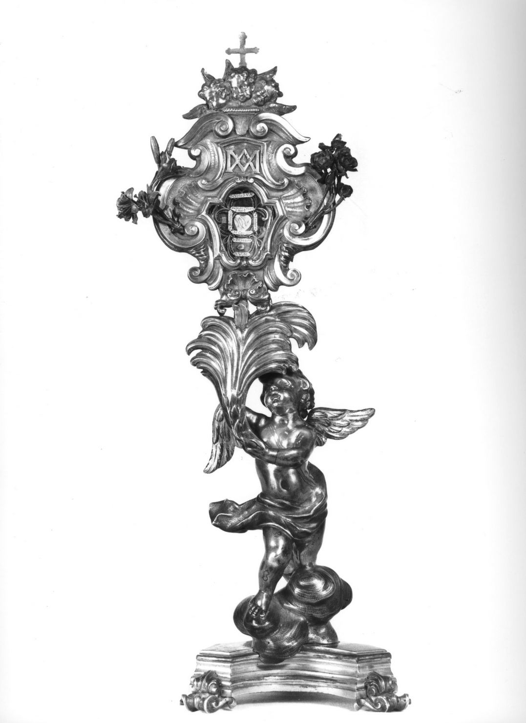 reliquiario - a ostensorio - bottega italiana (sec. XIX)