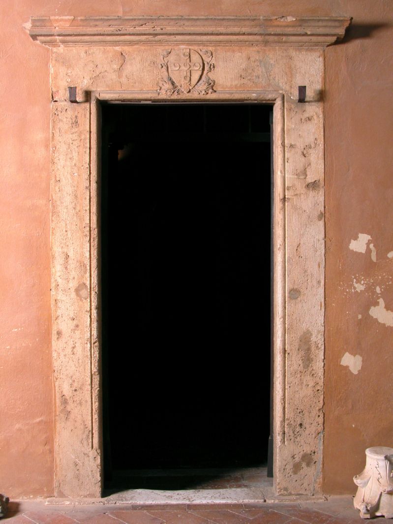 stemma gentilizio (mostra di porta) - ambito fiorentino (sec. XV)