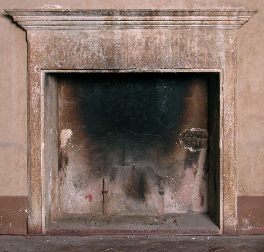 mostra di camino - bottega toscana (seconda metà sec. XIX)