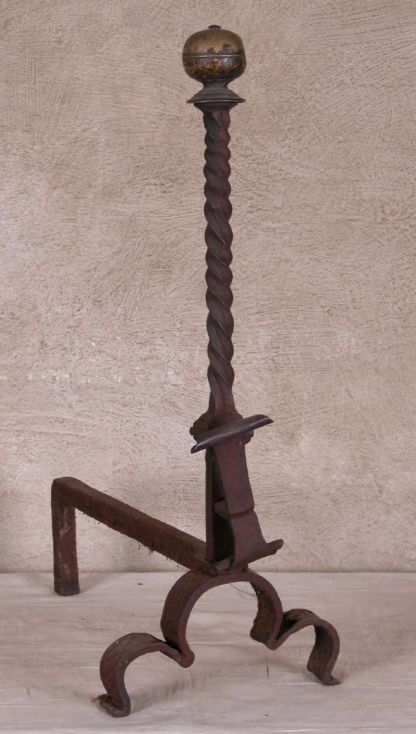 alare, serie - bottega toscana (seconda metà sec. XIX)