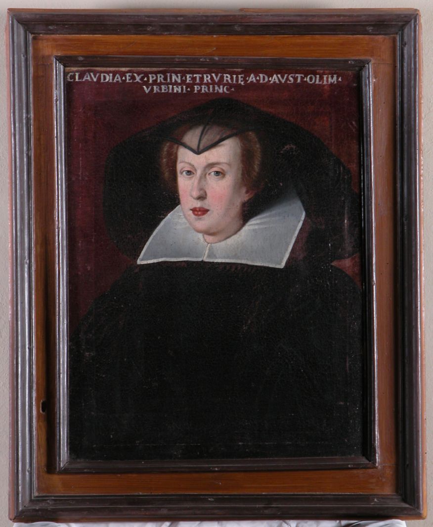 ritratto dell' Arciduchessa Claudia de' Medici (dipinto) - ambito fiammingo (sec. XVII)
