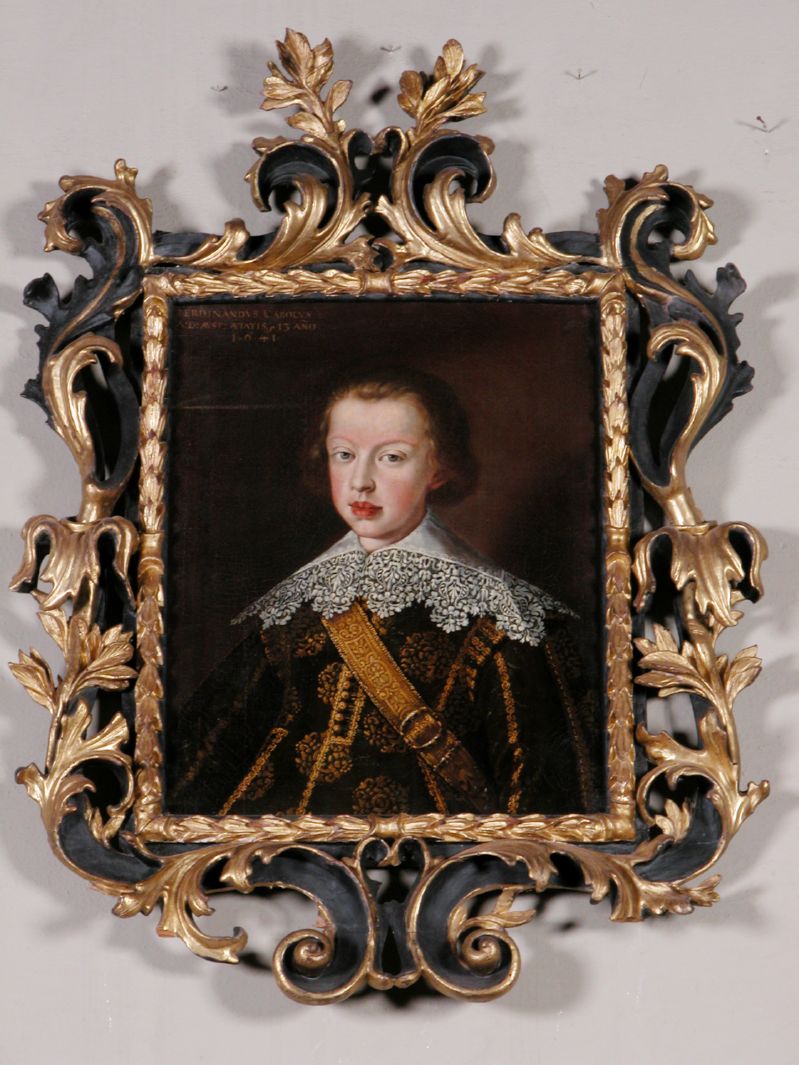 ritratto dell'arciduca d'Austria Ferdinando Carlo (dipinto) - ambito fiammingo (sec. XVII)