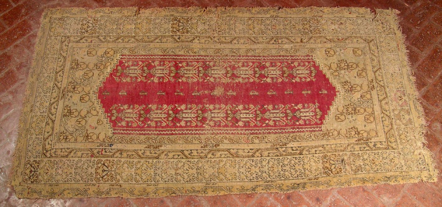 tappeto - ambito orientale (secc. XVIII/ XIX)