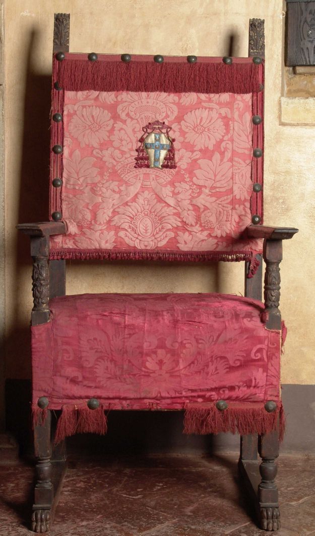 poltrona - bottega italiana (seconda metà sec. XVI)