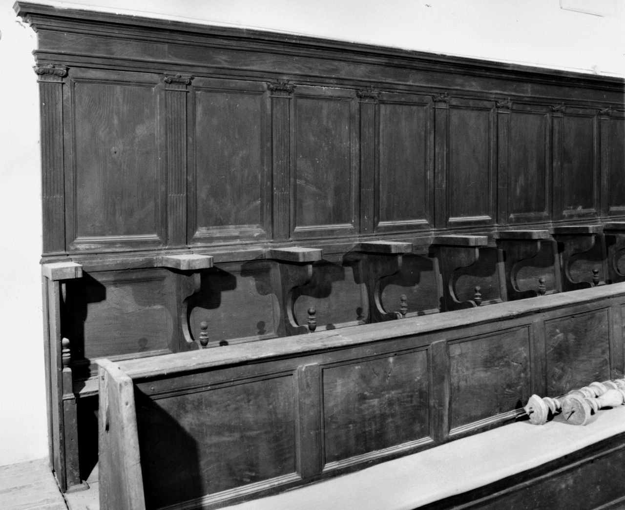 stalli del coro - bottega senese (sec. XVII)