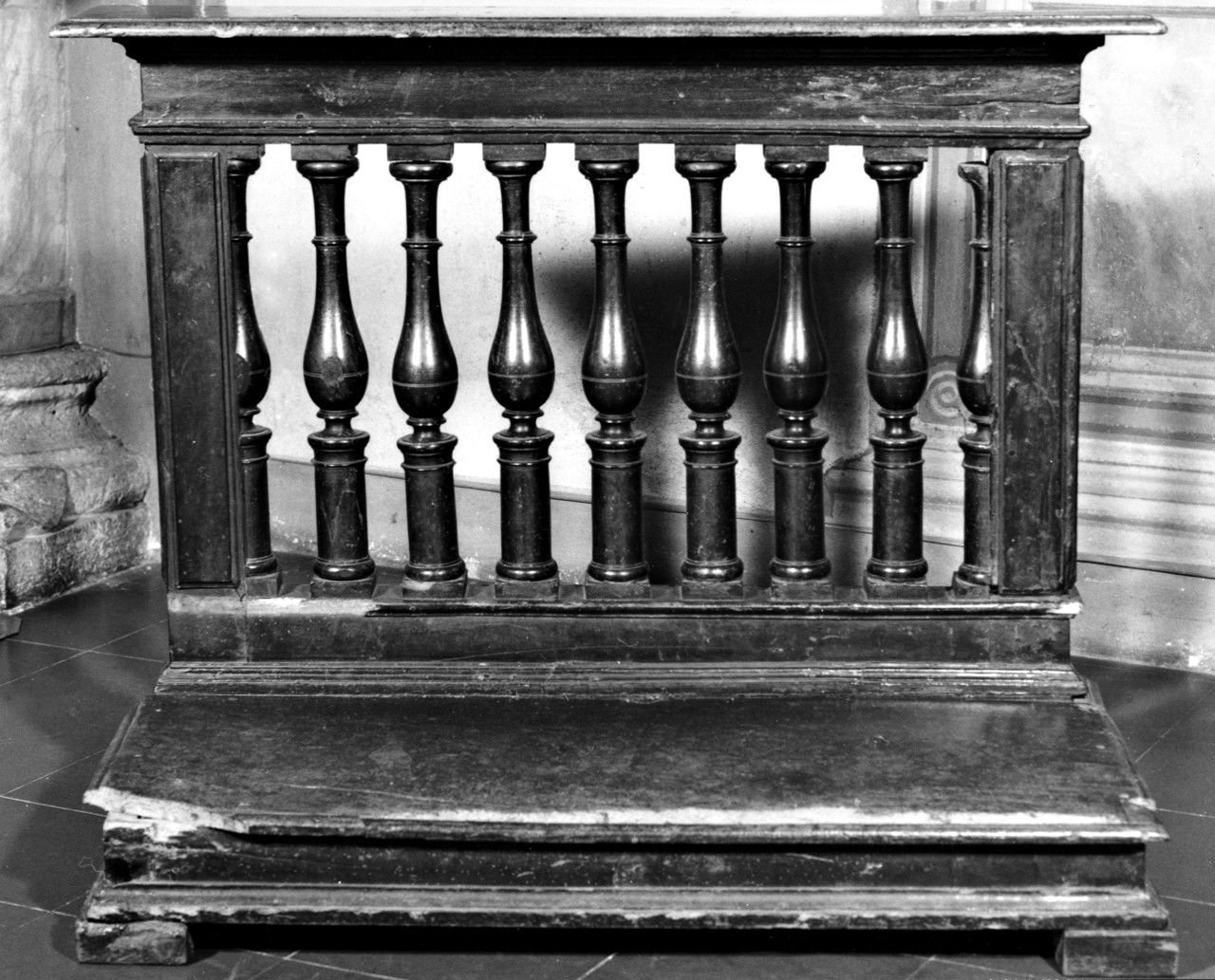 inginocchiatoio - bottega toscana (sec. XVII)