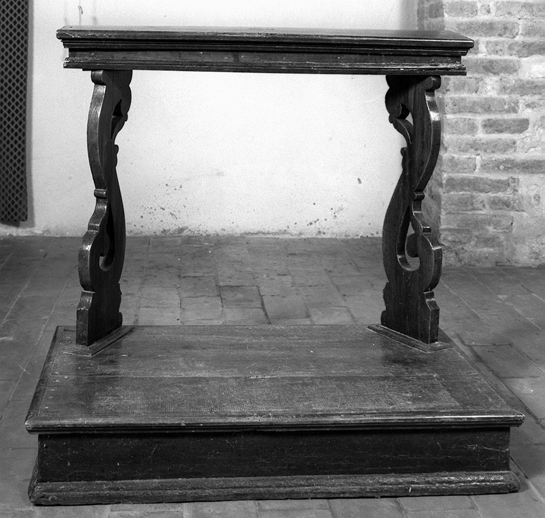 inginocchiatoio - bottega toscana (secc. XVIII/ XIX)