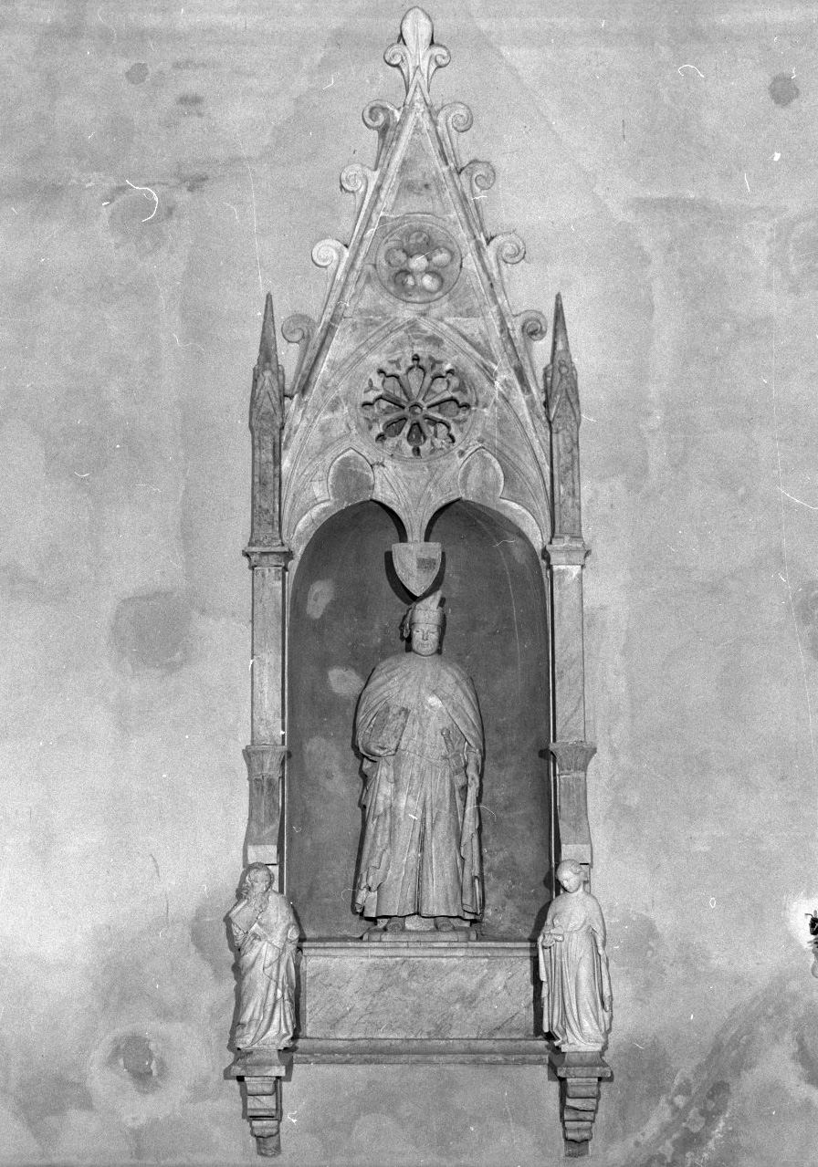statua di Messer Porrina (monumento funebre) di Romano Marco (attribuito) (sec. XIV)