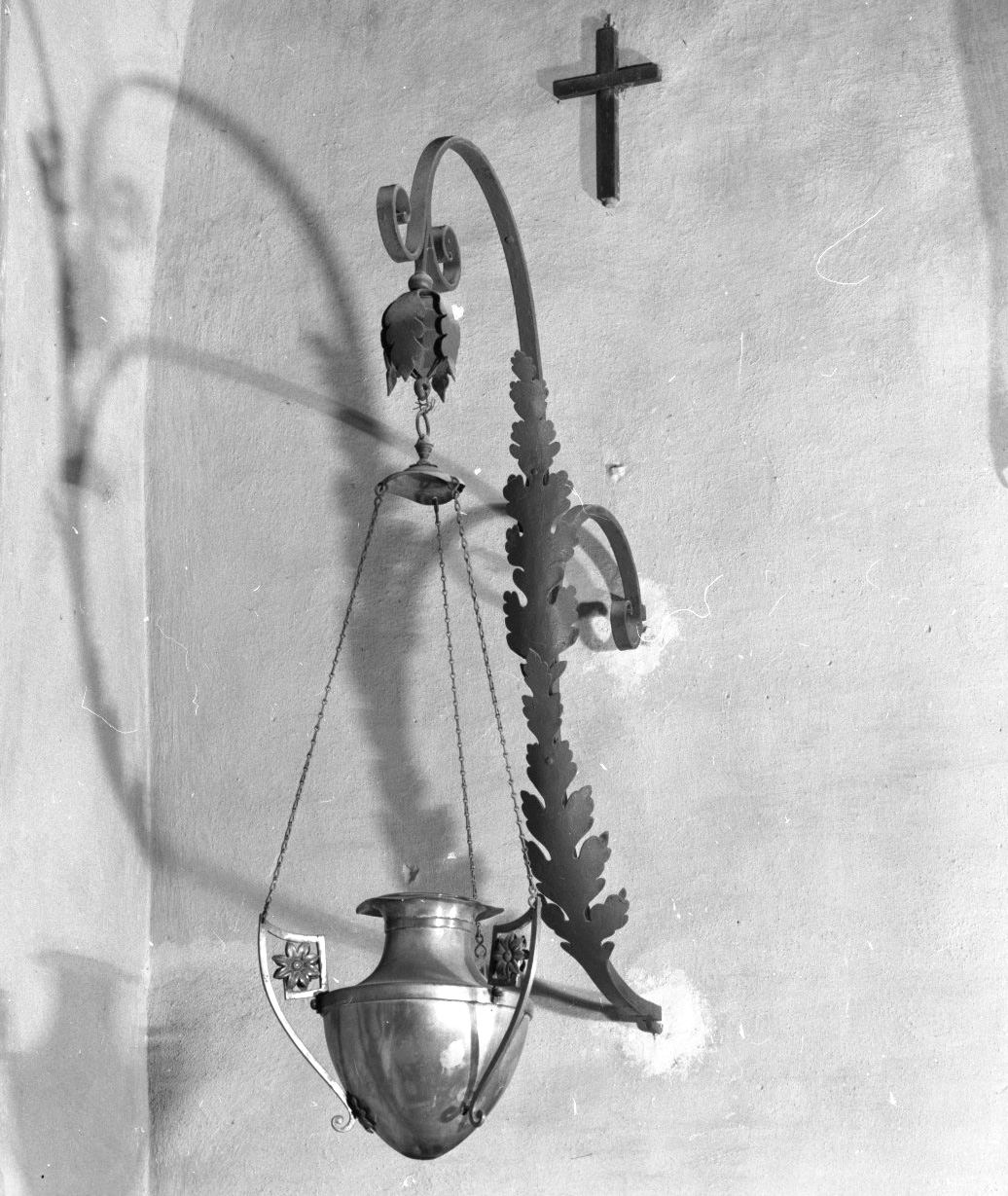 lampada pensile, serie - bottega toscana (secc. XIX/ XX)